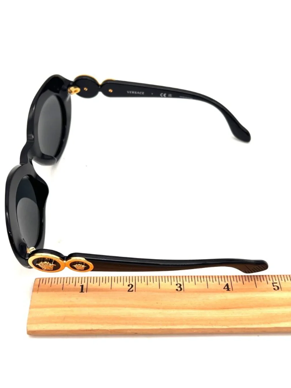 Versace VK4428U Medusa Black Oval Kids Sunglasses With Case & Cleaning Cloth